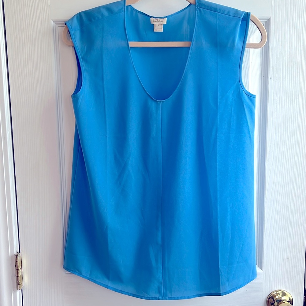 Women’s J. Crew Lightweight Blue Short Sleeve Top